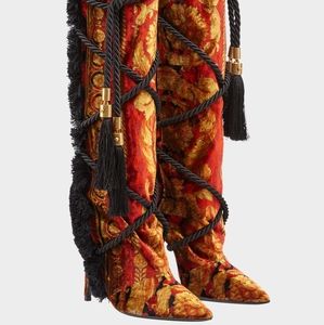 Versace Pillow Talk Wild Baroque Boots size 36 🔥